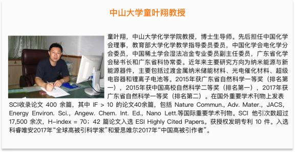 动力电池与储能技术峰会的中山大学童叶翔教授
